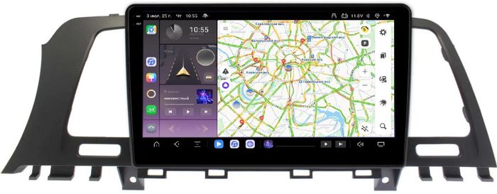 Магнитола для Nissan Murano 2008-2015 - Kuberg EW-9664 QLed+2K, Android 13, TS20, CarPlay, 4G SIM-слот