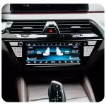 Сенсорная панель климата BMW 5-серия G30 2017-2023 - Kuberg ZF-2025-G30 c 8.8" LCD (ЖК) экраном
