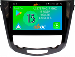 Магнитола для Nissan X-Trail T32, Qashqai J11 2014-2022 - Airoc 2K AU-1212 Android 13, Быстрейшая, SIM-слот