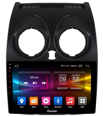 Магнитола для Nissan Qashqai J10 2006-2013, Dualis - Kuberg OL-9662 IPS, Android 10, 8 ядер (TS18), 4G SIM-слот