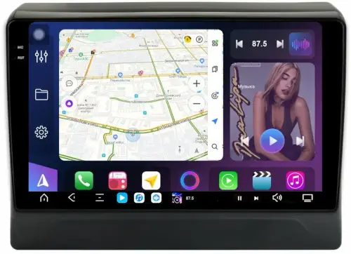 Магнитола для Mitsubishi Delica D5 2019+ - FarCar XXL10-9633 монитор 10.36" 2K QLED на Android 14, TS20, 8+256Гб, CarPlay, 4G SIM-слот