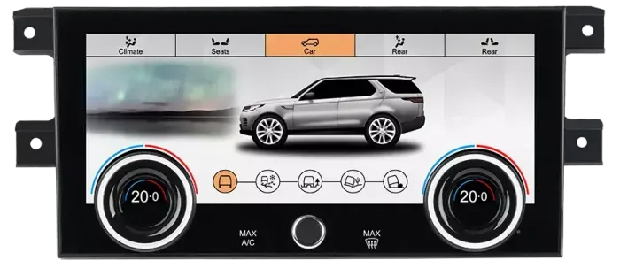 Магнитола для + сенсорная LCD панель климата для Land Rover Discovery 5 2017-2022 (взамен 8" экрана без кнопки OPEN) - RDL-1755-low монитор 13.3" на Android 13, 8Гб+128Гб, CarPlay, 4G SIM-слот