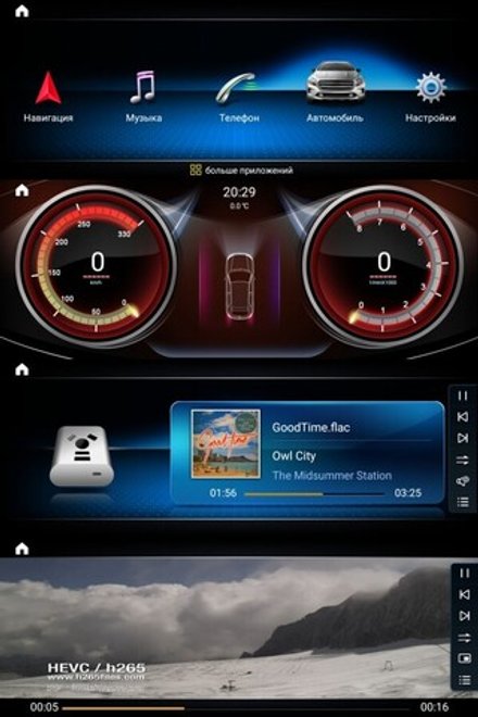 Магнитола для Mercedes-Benz C-класс (W204) 2007-2011 NTG 4.0 - Airok RW-1207Q монитор 10" на Android 9, 8-ЯДЕР Snapdragon, 4ГБ-64ГБ, SIM-слот