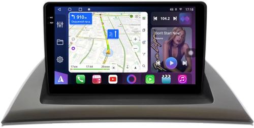 Магнитола для BMW X3 E83 2003-2010 - FarCar BM3034M монитор 9.5" QLED на Android 14, TS10, 4+32Гб, CarPlay, 4G SIM-слот