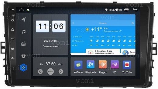 Магнитола для VW Jetta 7, Teramont, Taos, Multivan/Caravelle 2020+, Tiguan 2, Passat B8 - AK532R9-MTK-LTE Android 10, 8-ядер, 4-64Гб, SIM-слот