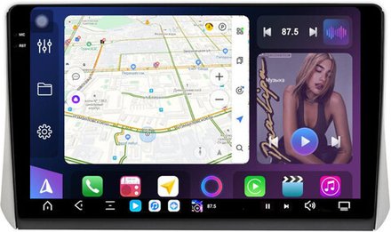 Магнитола для Mitsubishi Xpander, Xpander Cross - FarCar XXL10-7863-10 монитор 10.36" 2K QLED на Android 14, TS20, 8+256Гб, CarPlay, 4G SIM-слот