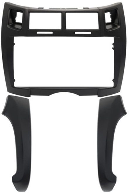 Магнитола для Toyota Vitz 2, Yaris 2 2005-2011 (рамка черная тип 2) - Teyes CC2 PLUS на Android 10, ТОП процессор, 4Гб+64Гб, 4G SIM-слот