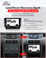 Сенсорная панель климата для Land Rover Discovery Sport 2017-2019 - Kuberg ZF-2005 с 10" экраном LCD/ЖК без отверстия под CD
