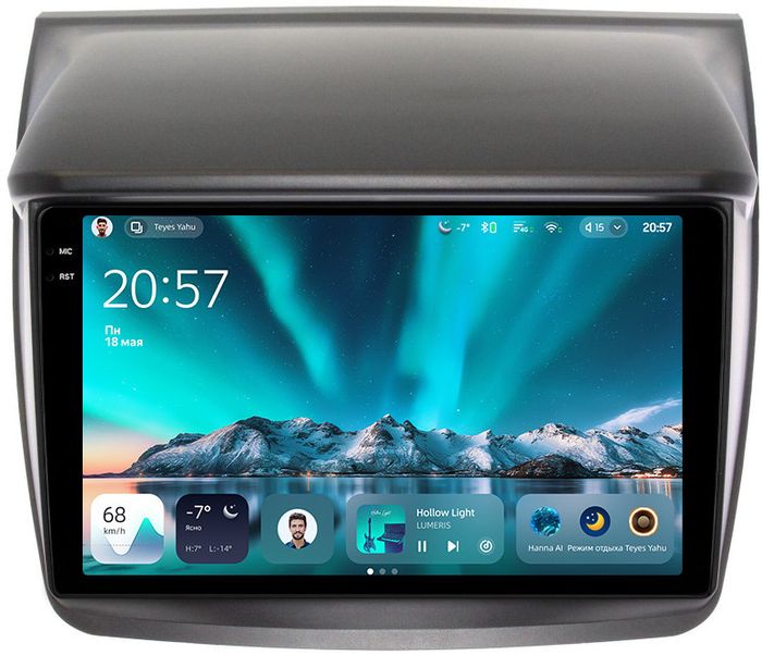 Магнитола для Mitsubishi L200 4 2006-2015, Pajero Sport 2 2008-2015 - Teyes CC4 монитор 9.2" 2K QLED на Android 14, Быстрейшая, Snapdragon 680, DSP, CarPlay, 4G SIM-слот