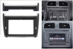 Магнитола для Volkswagen Polo 5 2009-2020 (рамка черная матовая) - FarCar монитор 12.3" 2K QLED на Android 14, TS10, CarPlay, 4G SIM-слот