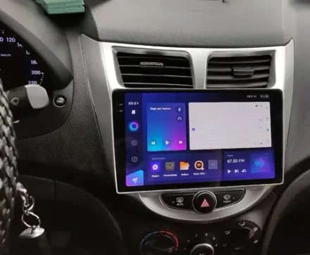 Магнитола для Hyundai Solaris 2010-2016 - Redpower 85067 PRO/PROmax ТОП звук, 2K QLED, Android 14, CarPlay, 4G SIM-слот