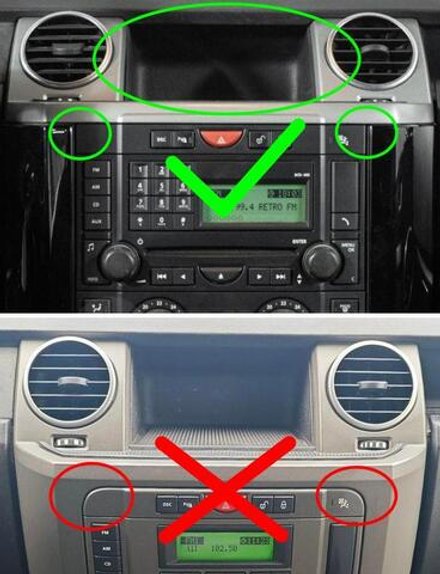 Магнитола для Land Rover Discovery 3 2005-2009 (прямые углы) - FarCar BX9-360-9603A монитор 9.5" 2K QLED на Android 13, 6Гб+128Гб, CarPlay, 4G SIM-слот, 4 камеры в комплекте