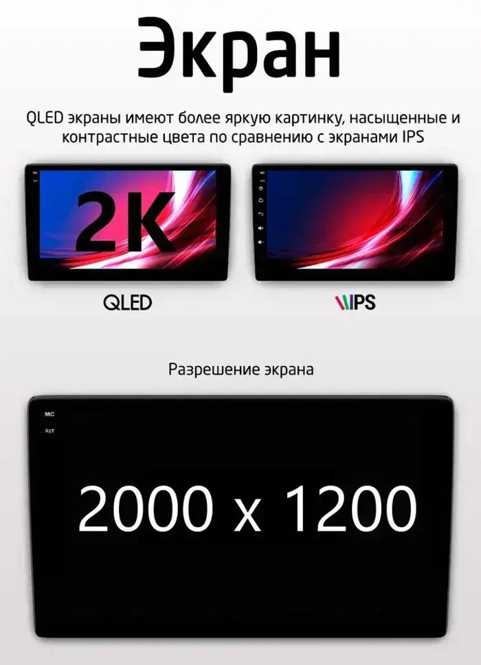 Магнитола для Cadillac Escalade 2006-2015 - Kuberg SF-C9402FW QLed+2K, Android 13, TS20, CarPlay, 4G SIM-слот