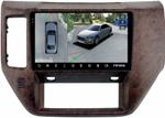 Магнитола для Nissan Patrol Y61 2004-2010 (рамка дерево) - Teyes CC3-2K-360 монитор 9.5" 2K QLED на Android 10, Быстрая, CarPlay, 4G SIM-слот, 4 камеры в комплекте