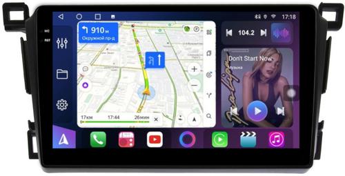 Магнитола для Toyota RAV4 4 2012-2019 - FarCar 7055-9 монитор 9.5" QLED на Android 14, TS18, CarPlay, 4G SIM-слот