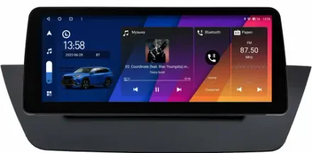 Магнитола для BMW X1 (E84) 2009-2014 - Canbox H-Line 3100 монитор 12.3" QLED в стиле BMW на Android 10, ТОП-процессор, CarPlay, 4G SIM-слот