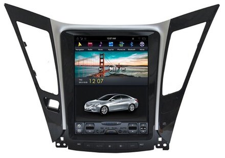 Магнитола для Hyundai Sonata 6 2010-2013 (YF) - Kuberg ZF-1031-DSP вертикальный экран 10.4" в стиле "Тесла" на Android 9, 4/32ГБ