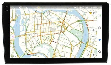 Магнитола для Opel Astra H, Antara, Corsa, Vectra, Zafira B вниз (черна) - Vaycar VA55-0019-2K на Android 13, 8-ядер, 2K QLED, ТОП процессор, CarPlay, 4G SIM-слот