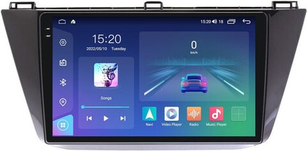 Магнитола для Volkswagen Tiguan 2017+ - Parafar PF975RN2K на Android 13, QLED+2K, ТОП процессор, 4Гб+32Гб, CarPlay, 4G SIM-слот