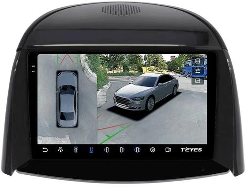 Магнитола для Renault Koleos 2008-2016 - Teyes CC3-2K-360 на Android 10, 2K QLED, 6Гб+128Гб, CarPlay, 4G SIM-слот, 4 камеры в комплекте