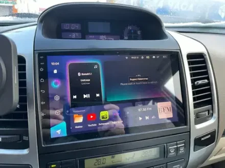 Магнитола для Toyota Land Cruiser Prado 120, Lexus GX470 (экран климата внизу) - Kuberg OL-9696-IJ Android 10, 8-ядер, 4G SIM-слот