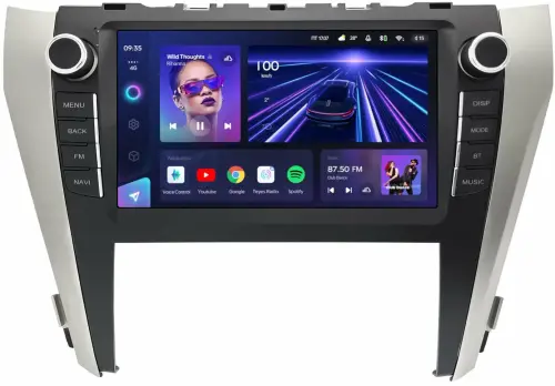 Магнитола для Toyota Camry 55 2014-2018 (рамка с крутилками и кнопками) - Teyes CC3L на Android 10, 8-ядер, CarPlay, 4G SIM-слот