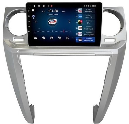 Магнитола для land Rover Discovery 3 2004-2009 (прямые углы) - Vaycar VA99-0011 на Android 13, 8-ядер, 2Гб-32Гб, 4G SIM-слот