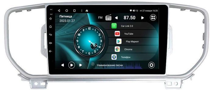 Магнитола для KIA Sportage 2016-2018 - Vaycar VA27-0576 на Android 13, 4G SIM-слот