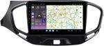 Магнитола для Lada Vesta 2015-2022, Vesta Cross - Kuberg QLed, Android 13, Быстрейшая, CarPlay, SIM-слот