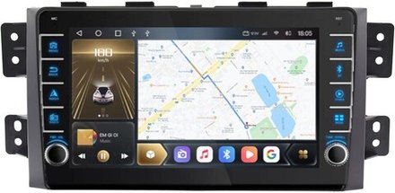 Магнитола для KIA Mohave 2008-2017 - Kuberg OL-9738 (кнопки и крутилки), Android 12, TS10, CarPlay, 4G SIM-слот