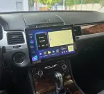 Магнитола для VW Touareg 2 NF 2010-2018 (RCD550, поддержка подогревов) - Teyes CC3-2K-360 монитор 13" 2K QLED на Android 10, Быстрая, CarPlay, 4G SIM-слот, 4 камеры в комплекте