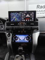 Магнитола для Toyota Land Cruiser 200 2007-2015 (климат на ШГУ) - RDL-LC200H-07-15-105 монитор 12.3" на Android 13, Быстрая, CarPlay, 4G SIM-слот