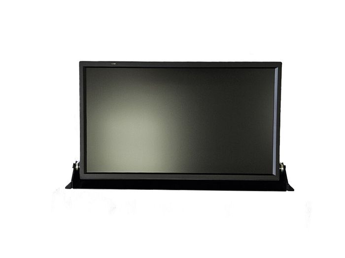 Монитор потолочный с электроприводом - ERGO ER24AT с экраном 24” (1920х1080 IPS FullHD, Android, 2+32 Gb, Смарт ТВ) черный