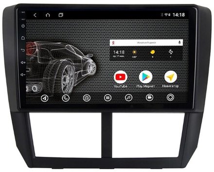 Магнитола для Subaru Forester 3 (SH) 2008-2013, Impreza GH, GE - AK438R9-MTK Android 10, 8-ядер, 2Гб-32Гб