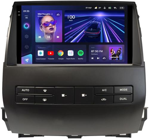 Магнитола для Toyota Land Cruiser Prado 120 (правый руль, климат на ШГУ) - Teyes CC3-2K на Android 10, 2K QLED, ТОП процессор, CarPlay, 4G SIM-слот