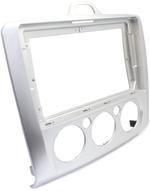 Магнитола для Ford Focus 2 2004-2011 (кондиционер) - Teyes LUX ONE ROUND монитор 12.3" 2K QLED на Android 10, Быстрая, CarPlay, 4G SIM-слот