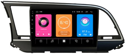 Магнитола для Hyundai Elantra 2016-2018 -  GT9-9025/9026 на Android 10, 2ГБ-16ГБ