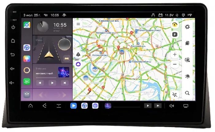 Магнитола для Volkswagen Multivan T5 2003-2015 - Kuberg OL-9121 QLed, Android 13, TS20, CarPlay, SIM-слот