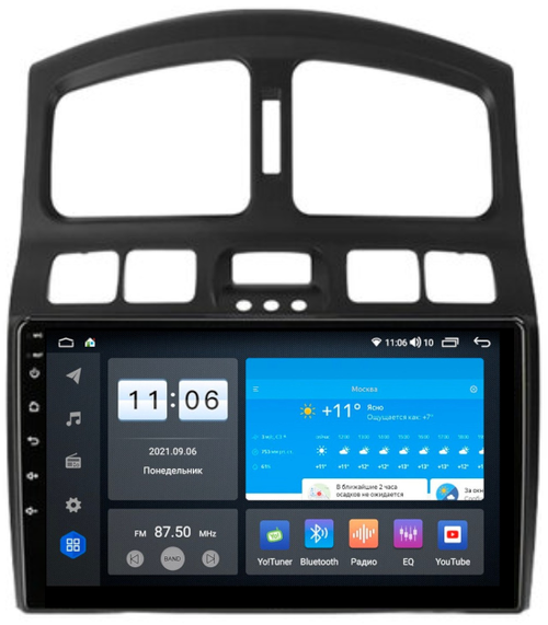 Магнитола для Hyundai Santa Fe 2000-2013 - ZX574R9-7862 Android 10, ТОП процессор, SIM-слот
