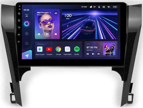 Магнитола для Toyota Camry 50 2011-2014 (рамка черная глянцевая 10) - Teyes CC3L на Android 10, 8-ядер, CarPlay, 4G SIM-слот