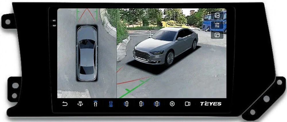 Магнитола для Haval F7, F7x 2018-2022 - Teyes CC3-2K-360 на Android 10, 2K QLED, 6Гб+128Гб, CarPlay, 4G SIM-слот, 4 камеры в комплекте