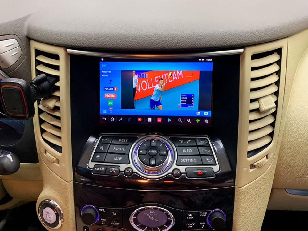 Мультимедиа блок с навигацией для Infiniti QX70, FX30d, FX37, FX50 2010-2016 - RDL-NIS-08IT на Android 12, Carplay, 4G SIM-слот, 8/128ГБ