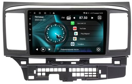 Магнитола для Mitsubishi Lancer X 2007-2016 - Vaycar VA47-0037 с экраном 9" на Android 13, 8-ядер, 2Гб-32Гб, 4G SIM-слот