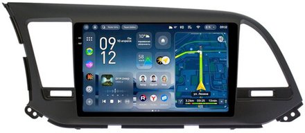 Магнитола для Hyundai Elantra 6 2016-2018 (штатная КЗВ, рамка тип 2) - Teyes CC4-PRO монитор 9.5" 2K QLED на Android 13, Snapdragon 778G, ИИ, CarPlay, DSP, 4G SIM-слот