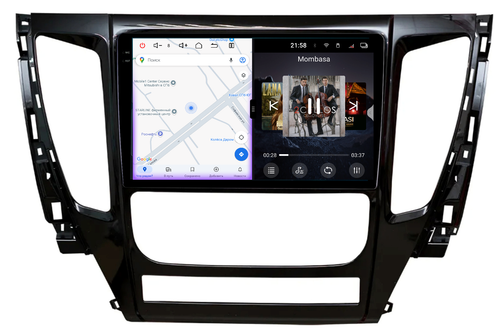 Магнитола для Mitsubishi Pajero Sport 3 2016-2021 (АКПП) - Redpower 85423 PRO/PROmax ТОП звук, 2K QLED, Android 14, CarPlay, 4G SIM-слот