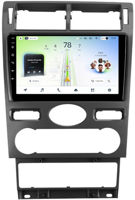 Магнитола для Ford Mondeo 3 2000-2006 (климат) - Teyes CC4L монитор 9" IPS на Android 14, Snapdragon 662, CarPlay, 4G SIM-слот
