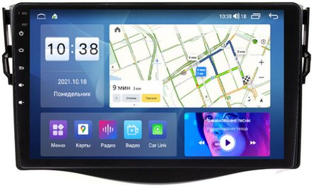 Магнитола для Toyota RAV4 30 2005-2012, Vanguard - Parafar PF018-1UHD на Android 13, QLED, ТОП процессор, 8Гб+128Гб, CarPlay, 4G SIM-слот