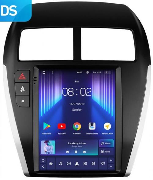 Магнитола для Mitsubishi ASX, Peugeot 4008, Citroen C4 Aircross 2010-2016 - Teyes TPRO 2 монитор 9.7" QLED в стиле "Тесла" на Android 10, TS10, 4G SIM-слот