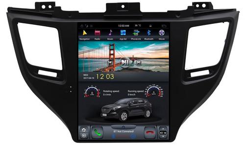 Магнитола для Hyundai Tucson 2015-2018 - Kuberg ZF-1075-DSP вертикальный экран 10.4" в стиле "Тесла" на Android 9, 4/64ГБ