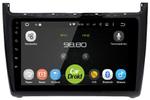 Магнитола для Volkswagen Polo 2009-2020 (черный/серебро) - Airok RM-3707 Android 12, SIM-слот